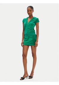 Juicy Couture Bluza Heritage JCGAS125021 Zielony Slim Fit. Kolor: zielony. Materiał: bawełna