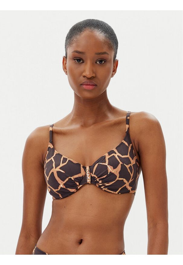SELMARK - Selmark Góra od bikini BN111 Brązowy. Kolor: brązowy. Materiał: syntetyk