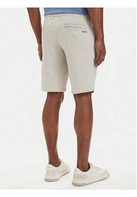 BOSS Szorty materiałowe S_Commuter-J 50511436 Beżowy jasny Slim Fit. Kolor: beżowy. Materiał: wiskoza #4