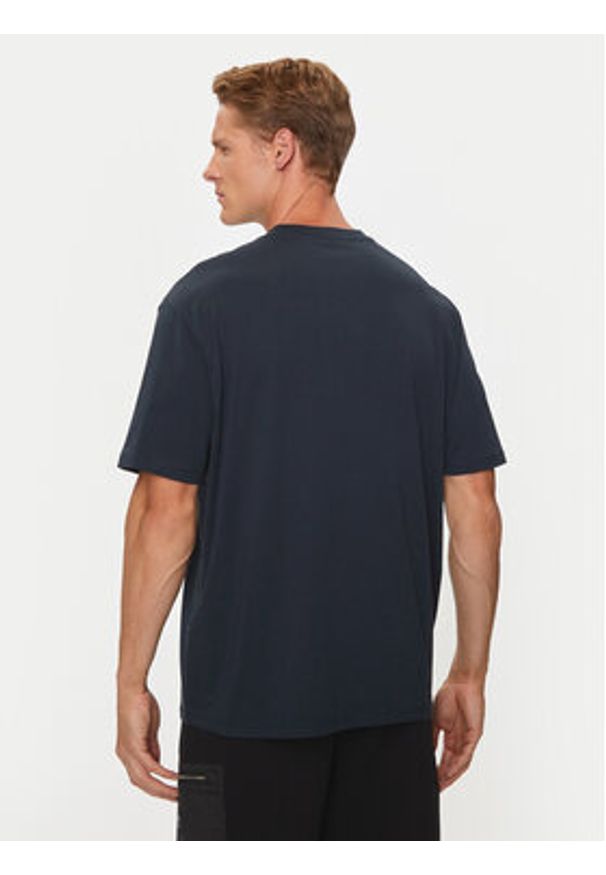 Armani Exchange T-Shirt 6DZTBD ZJ3VZ 1510 Granatowy Regular Fit. Kolor: niebieski. Materiał: bawełna