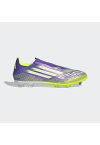 Adidas - Buty piłkarskie ADIDAS F50 League Laceless FG/MG. Materiał: syntetyk. Szerokość cholewki: normalna. Wzór: nadruk. Sport: piłka nożna