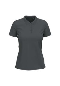 Stedman - Damska Koszulka Polo Ze Stretchem. Typ kołnierza: polo. Kolor: szary #1