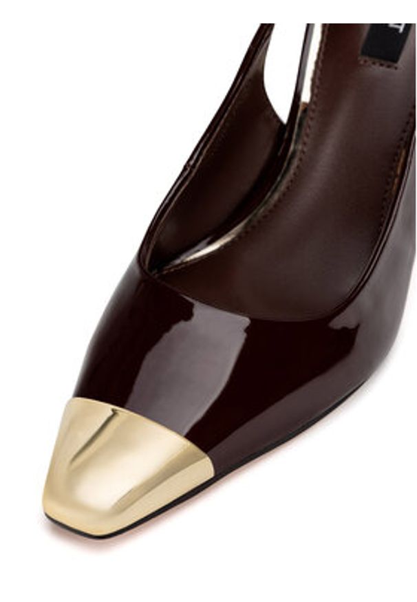 Nine West Szpilki WFA3376-1 Brązowy. Kolor: brązowy. Materiał: skóra. Obcas: na szpilce
