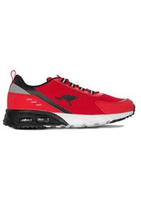 Buty do chodzenia damskie KangaRoos 188456173. Zapięcie: sznurówki. Kolor: czerwony. Materiał: materiał, syntetyk. Szerokość cholewki: normalna. Sport: turystyka piesza