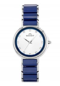 Zegarek Bisset ZEGAREK DAMSKI BISSET BSBX01 - CERAMICZNY + GRAWER #1