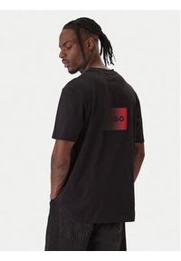 Hugo - HUGO T-Shirt Danoto 50553144 Czarny Regular Fit. Kolor: czarny. Materiał: bawełna #5