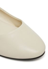 Calvin Klein Baleriny Flat Mary Jane - Lth HW0HW02341 Écru. Materiał: skóra #4