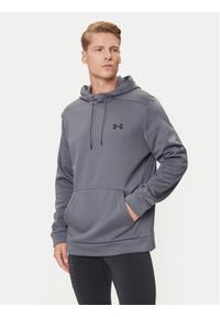 Under Armour Bluza UA Armour Fleece 1373353 Szary Regular Fit. Kolor: szary. Materiał: syntetyk
