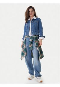 Tommy Jeans Kurtka jeansowa Vivianne DW0DW22489 Niebieski Slim Fit. Kolor: niebieski. Materiał: bawełna #2