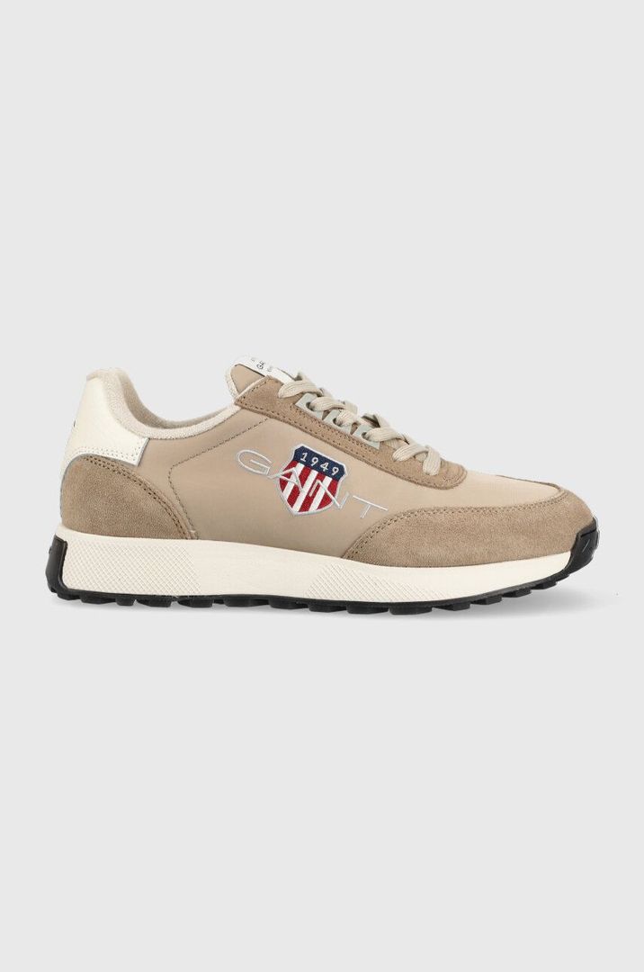 Beżowe sneakersy GANT z okrągłym noskiem 26633878.G24