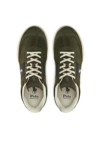 Polo Ralph Lauren Sneakersy Hrt Aera PP 809956120001 Zielony. Kolor: zielony. Materiał: skóra, zamsz #2