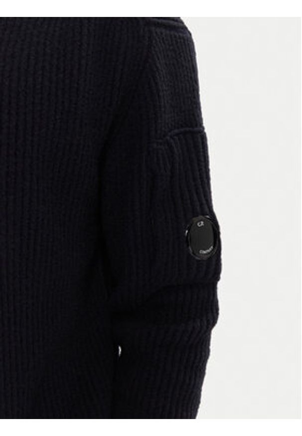 C.P. Company Sweter 19CMKN307A006170A Granatowy Regular Fit. Kolor: niebieski. Materiał: syntetyk