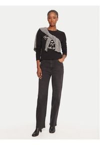 Weekend Max Mara Jeansy Cinese 2525186012 Czarny Straight Fit. Kolor: czarny #5