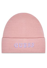 Guess Czapka AW9251 WOL01 Różowy. Kolor: różowy. Materiał: akryl, materiał #1