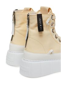 Inuikii Trampki Matilda Canvas High 30103-025 Beżowy. Kolor: beżowy. Materiał: materiał #4