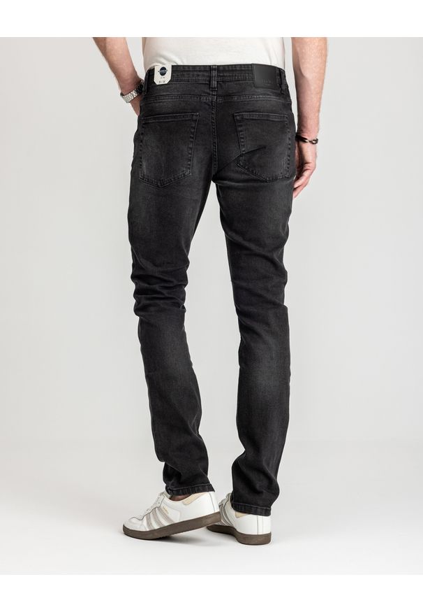 MARCUS - Męskie Spodnie Jeansowe Marcus Felix 2221 Jeans Black Night Wash 14-200311