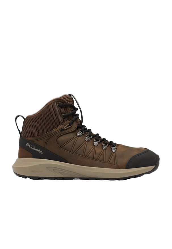 columbia - Columbia Buty Trailstorm Crest Mid 2027001231. Kolor: brązowy. Materiał: skóra. Sport: turystyka piesza