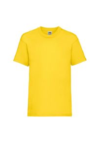 FRUIT OF THE LOOM - Koszulka Dziecięca Valueweight Plain T-shirt. Kolor: żółty, pomarańczowy, wielokolorowy