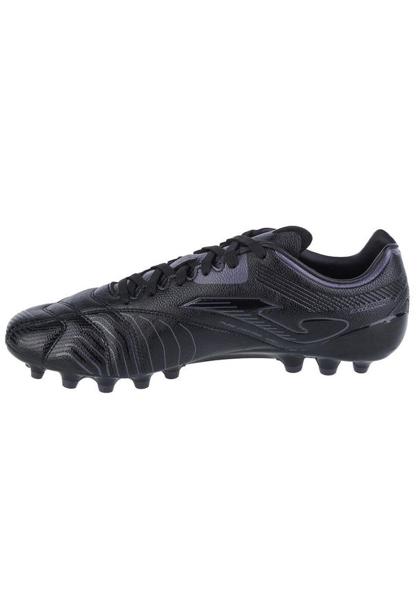 Buty piłkarskie męskie Joma Score 2301 Ag. Zapięcie: sznurówki. Kolor: czarny. Materiał: materiał, syntetyk. Szerokość cholewki: normalna. Sport: piłka nożna