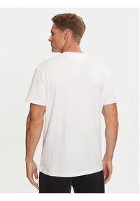 Tommy Jeans T-Shirt Linear Logo DM0DM20744 Biały Regular Fit. Kolor: biały. Materiał: bawełna