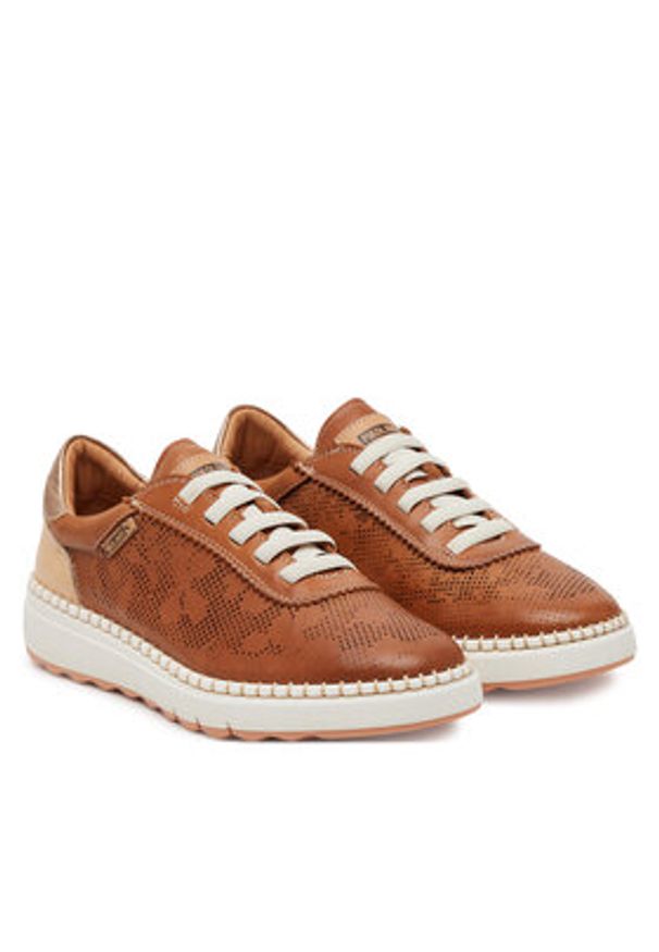Pikolinos Sneakersy W0C-6621C1 Brązowy. Kolor: brązowy. Materiał: skóra