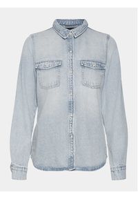 Vero Moda Koszula jeansowa Annalise 10302480 Niebieski Regular Fit. Kolor: niebieski. Materiał: bawełna #6