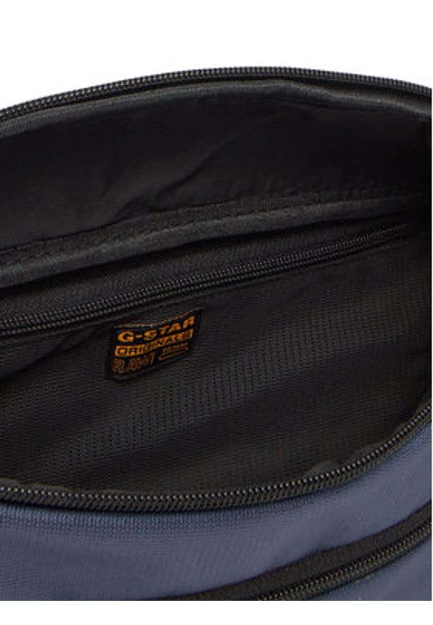 G-Star RAW - G-Star Raw Saszetka nerka GSR-P-003-07 Granatowy. Kolor: niebieski. Materiał: materiał