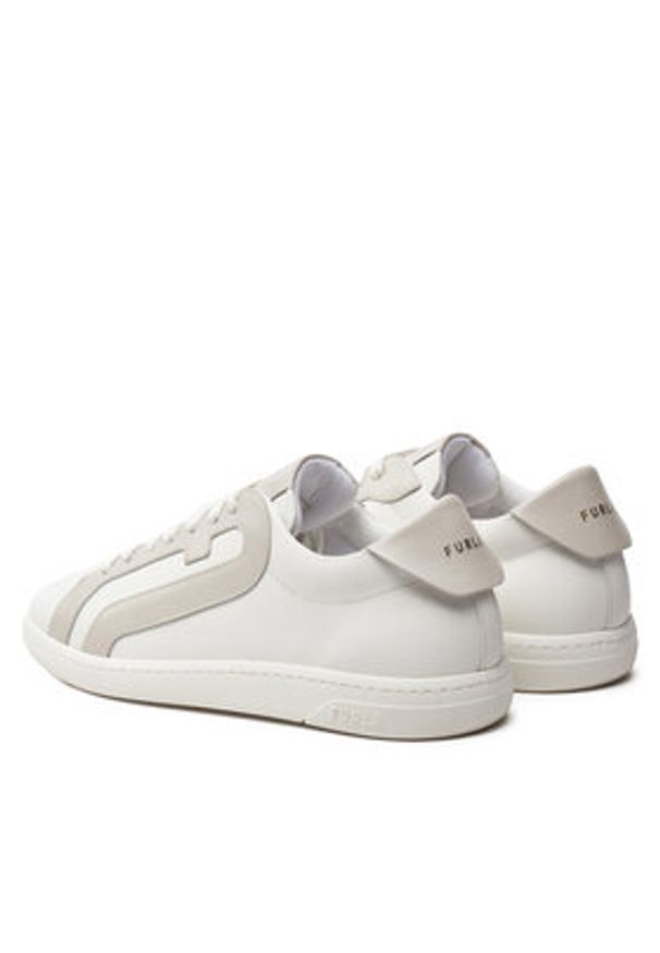 Furla Sneakersy Twist YH89FTW-BX2931-2874S-4401 Biały. Kolor: biały. Materiał: skóra