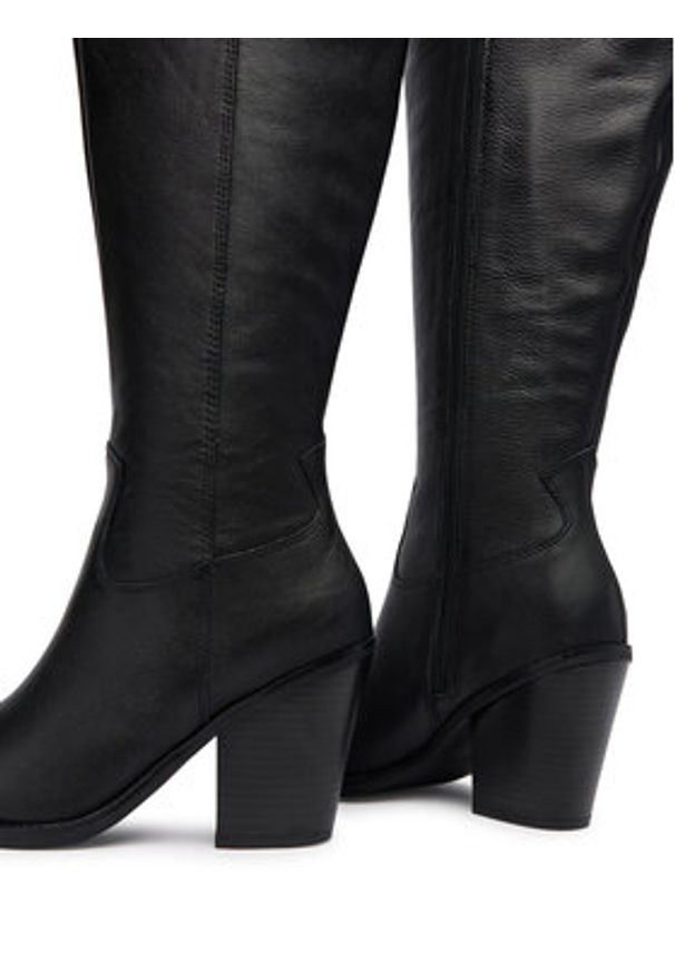 Aldo Kozaki Nevada 13672021 Czarny. Kolor: czarny. Materiał: skóra