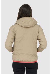 Blauer USA - BLAUER Pomarańczowo-beżowa damska dwustronna kurtka Stella reversible down jacket, Rozmiar L. Kolor: pomarańczowy. Materiał: puch #4
