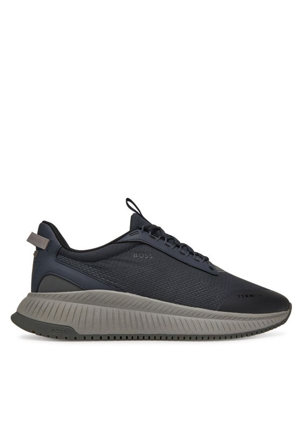 BOSS Sneakersy Ttnm Evo Runn 50529544 Granatowy. Kolor: niebieski. Materiał: materiał