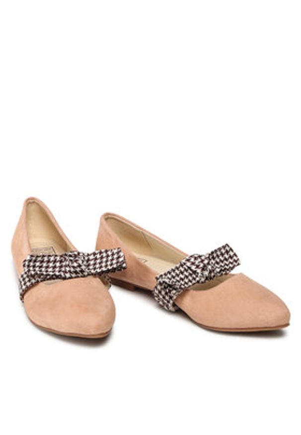 Jenny Fairy Baleriny WS2108-04 Beżowy. Kolor: beżowy. Materiał: materiał