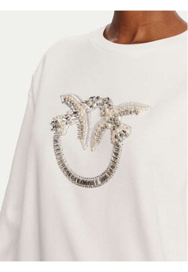 Pinko - PINKO Bluza Nelly 100534 A2RO Biały Regular Fit. Kolor: biały. Materiał: bawełna