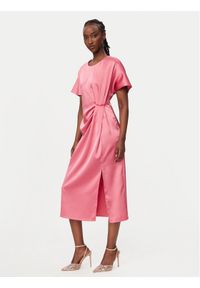 Rinascimento Sukienka koktajlowa CFC0127457003 Różowy Regular Fit. Kolor: różowy. Materiał: syntetyk. Styl: wizytowy #1