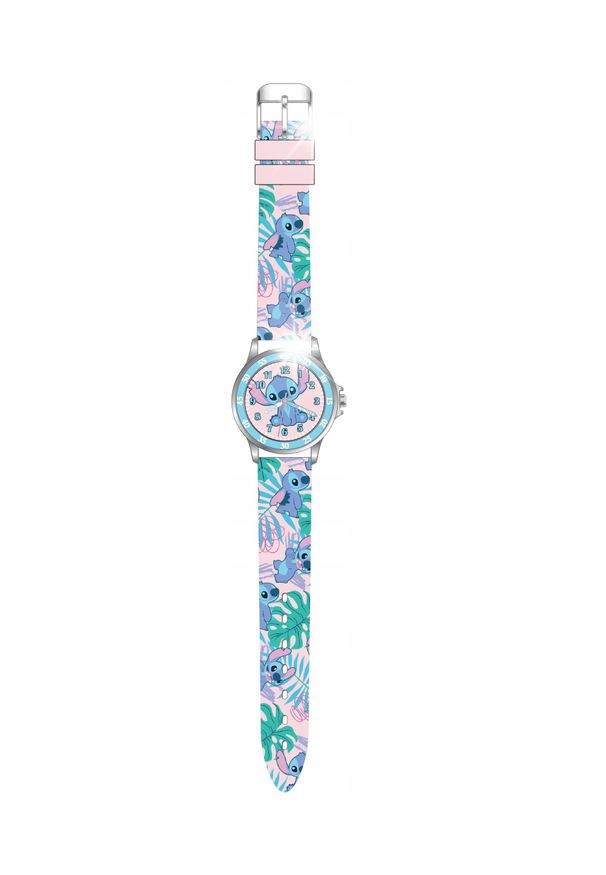 Kids Euroswan Solidny Klasyczny Zegarek na Rękę Lilo i Stitch Ohana Dziecięcy Dla Dziecka. Styl: klasyczny