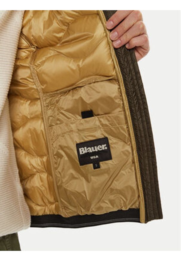 Blauer Kurtka puchowa 24WBLDC03048 Zielony Regular Fit. Kolor: zielony. Materiał: syntetyk