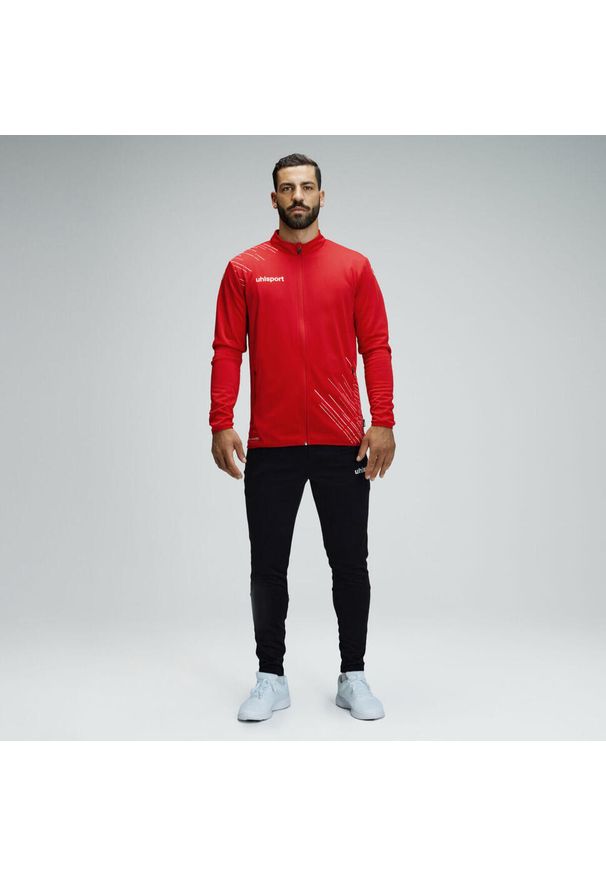 UHLSPORT - Kurtka z dresu Uhlsport Score 26 Classic. Kolor: czerwony, biały, wielokolorowy. Materiał: dresówka. Sport: piłka nożna