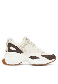 MICHAEL Michael Kors Sneakersy 43R5ZUFS6D Brązowy. Kolor: brązowy. Materiał: skóra