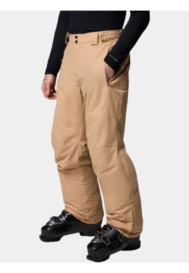 columbia - Spodnie Narciarskie Męskie Columbia Bugaboo V. Kolor: beżowy. Sezon: zima. Sport: narciarstwo