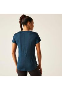 DARE 2B - Koszulka sportowa z krótkim rękawem damska Vigilant. Kolor: szary, niebieski, wielokolorowy. Materiał: poliester, elastan. Długość rękawa: krótki rękaw. Długość: krótkie. Sport: fitness #2