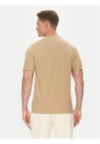 Hugo - HUGO T-Shirt Dusplit 50542784 Beżowy Regular Fit. Kolor: beżowy. Materiał: bawełna #4