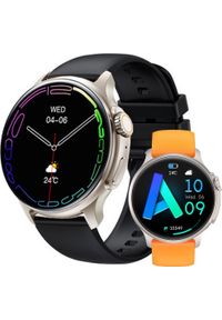 Smartwatch Rubicon Zegarek SMARTWATCH Rubicon RNCF12 black/orange. Rodzaj zegarka: smartwatch