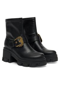 Versace Jeans Couture Botki 79VA3S80 Czarny. Kolor: czarny. Materiał: skóra #6