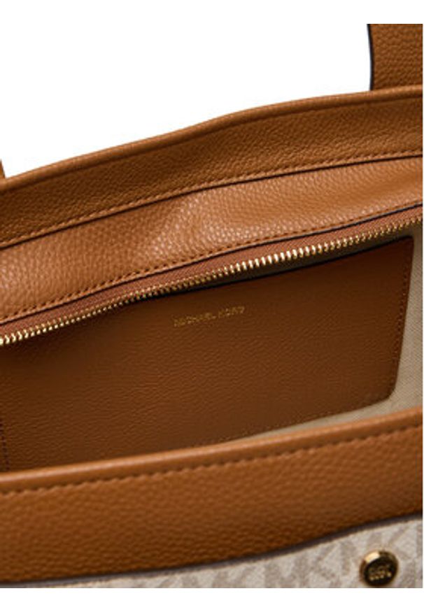 MICHAEL Michael Kors Torebka Romee 30T5G1ZT7B Beżowy. Kolor: beżowy. Materiał: skórzane