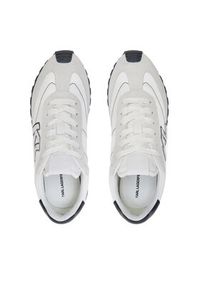 Karl Lagerfeld - KARL LAGERFELD Sneakersy Kairo KL61124A Biały. Kolor: biały. Materiał: skóra