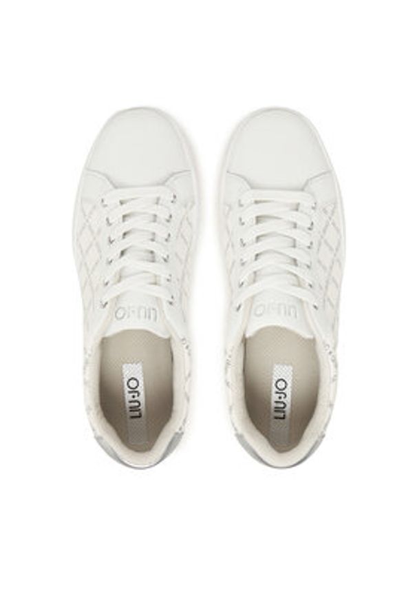 Liu Jo Sneakersy Pretty 06 BF5041 PX550 Biały. Kolor: biały. Materiał: skóra