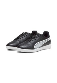 Puma - Buty piłkarskie dla dzieci PUMA King Match It Jr. Kolor: czarny, biały, wielokolorowy. Sport: piłka nożna