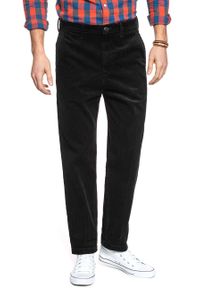 Lee - LEE SPODNIE MĘSKIE RELAXED CHINO BLACK L73NDC01