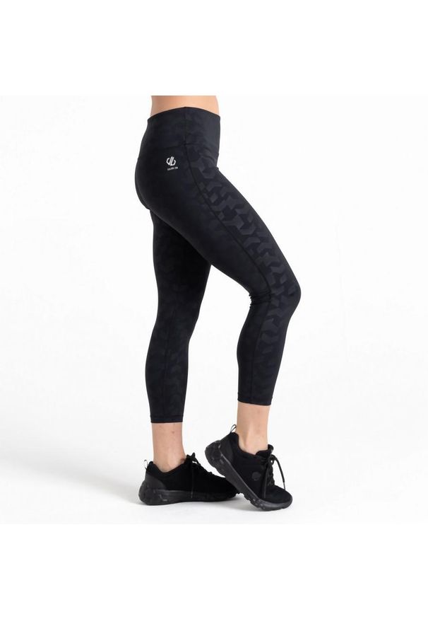 DARE 2B - Damskie legginsy sportowe Influential. Kolor: czarny. Materiał: elastan, poliester. Sport: fitness