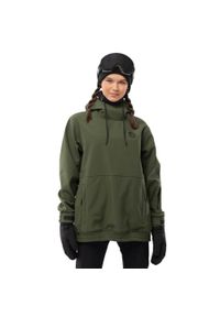 SIROKO - Damska kurtka snowboardowa Sporty zimowe Siroko W1-W Kilimanjaro. Kolor: zielony. Sezon: zima. Sport: snowboard